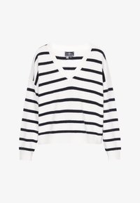 Unausgewählt, offwhite navy stripe