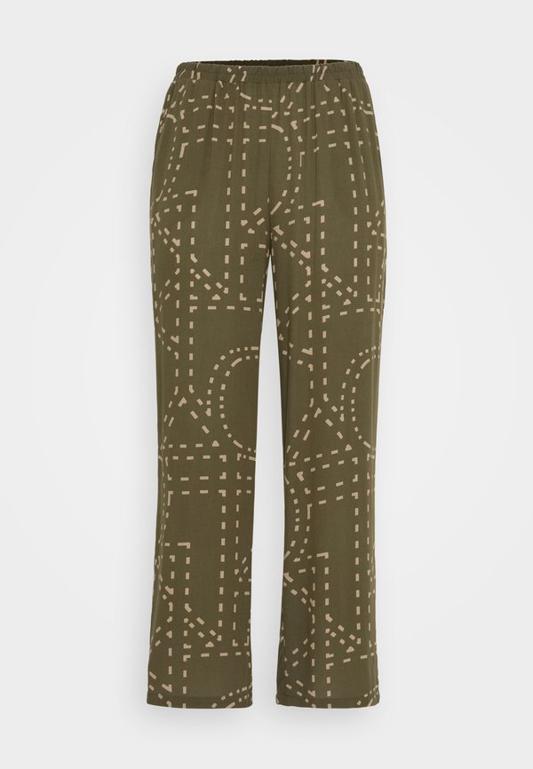 CARPHOEBE LIFE WIDE - Trousers - kalamata rebel4