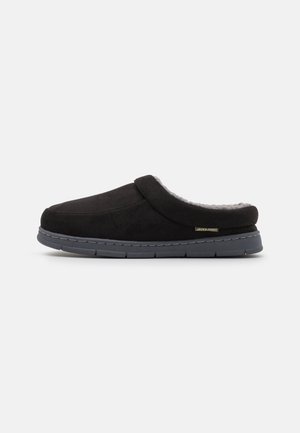 Jack & Jones JFWDUDELY - Pantofole - anthracite/nero
