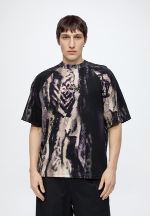 Carlo Colucci, RAGLAN - T-shirt print - black