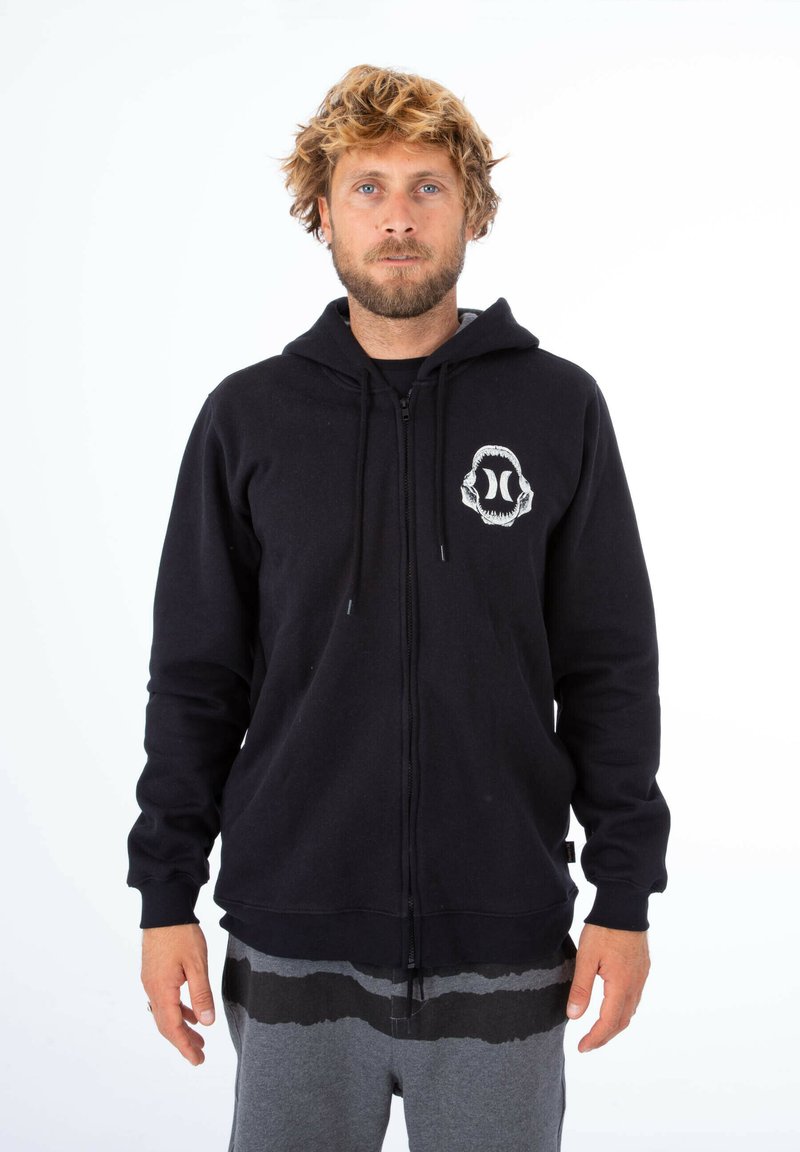 Hurley OCEANCARE FULL ZIP Sweat zippé black/noir ZALANDO.BE