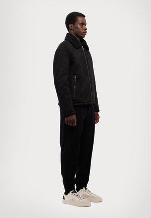 BLOUSON - Imiteret læderjakke - black