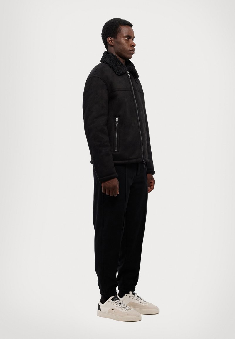 Armani Exchange BLOUSON - Jakna iz umetnega usnja - black