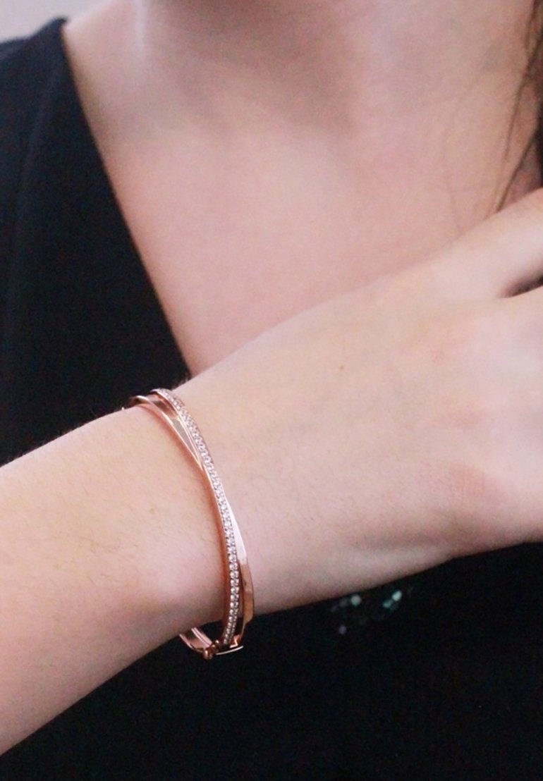 MYC Paris Bracciale - couleur or rose / cristal