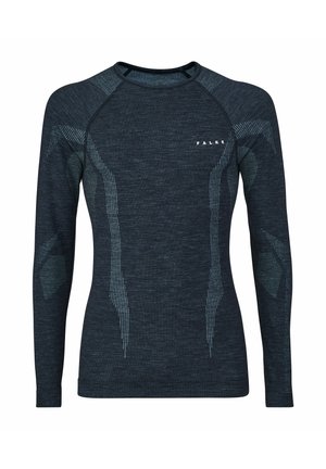 FALKE LANGARMSHIRT WOOL-TECH - Caraco - space blue