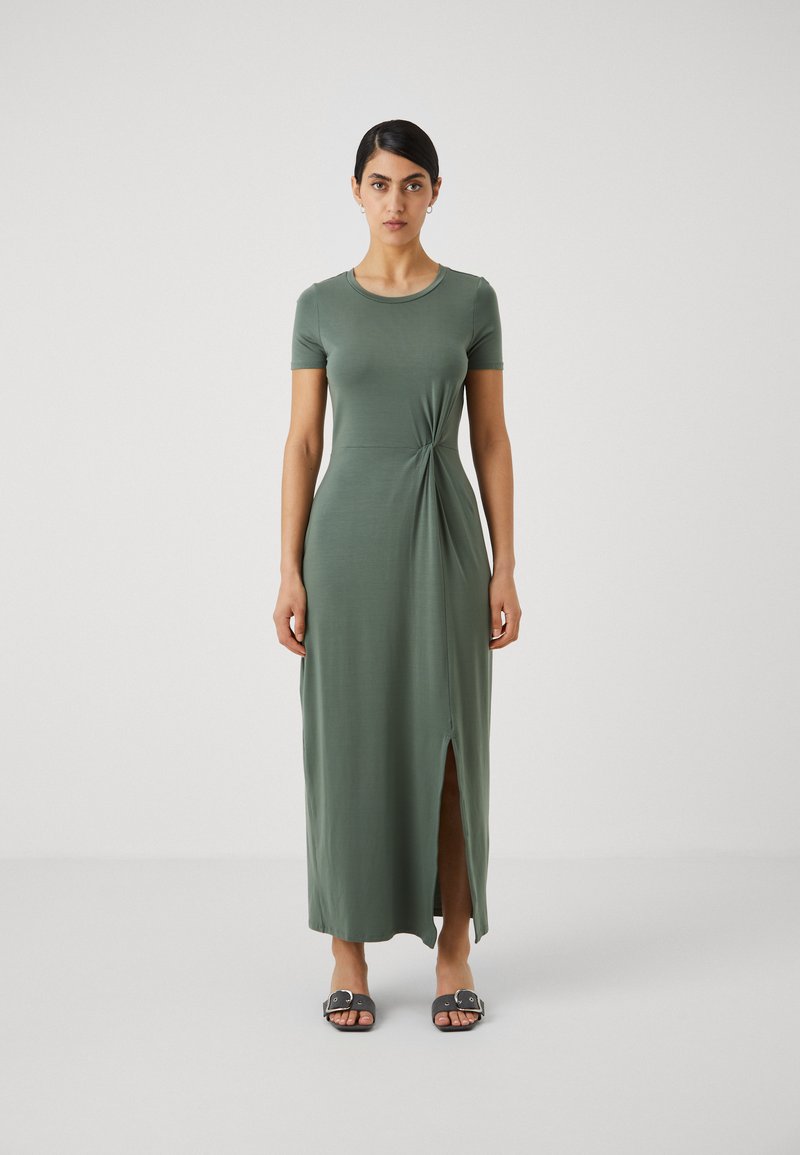 Vero Moda Petite VMAVA LULU ANCLE DRESS PETITE - Maksi suknelė - laurel wreath