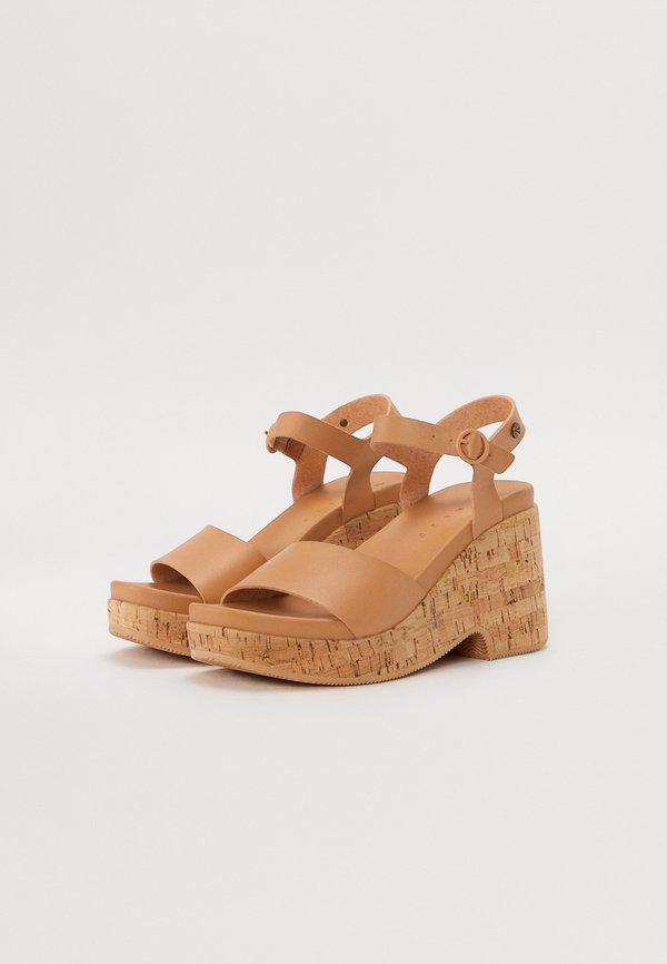 SUNSET SAYULITA - Ankle cuff sandals - natural3