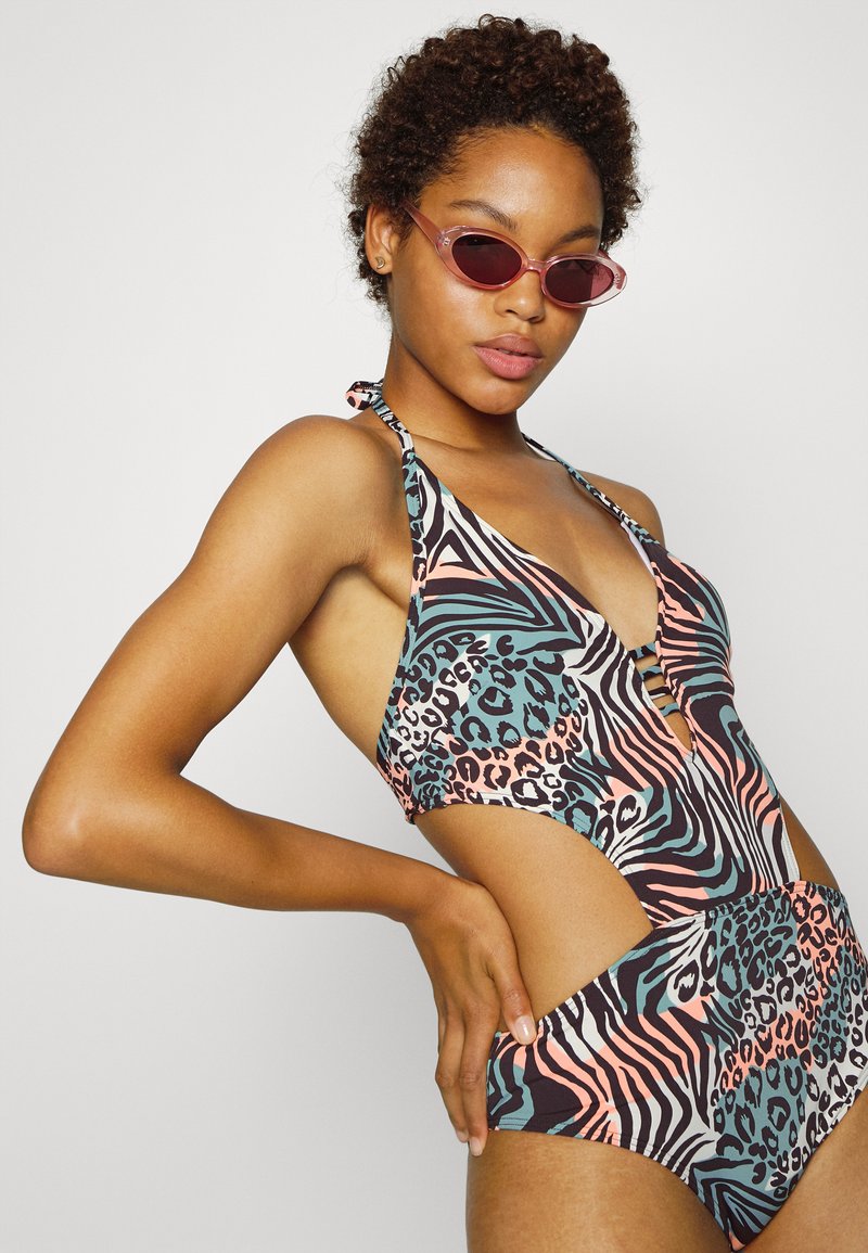 Damen Bikinis | Venice Beach MONOKINI Badeanzug turquoise/mehrfarbig - MC89237 Damen Bikinis | Venice Beach MONOKINI Badeanzug turquoise/mehrfarbig - MC89237
