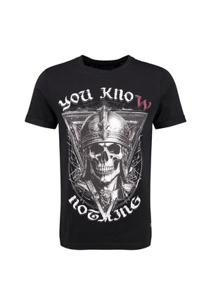 MT KLKNOW ROUND - T-shirt con stampa - black