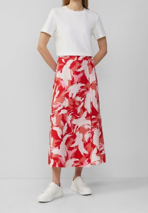 A-snit nederdel - light red