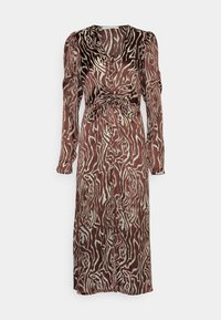 Gestuz FABIOLAGZ MIDI DRESS - Φόρεμα ημέρας - brown