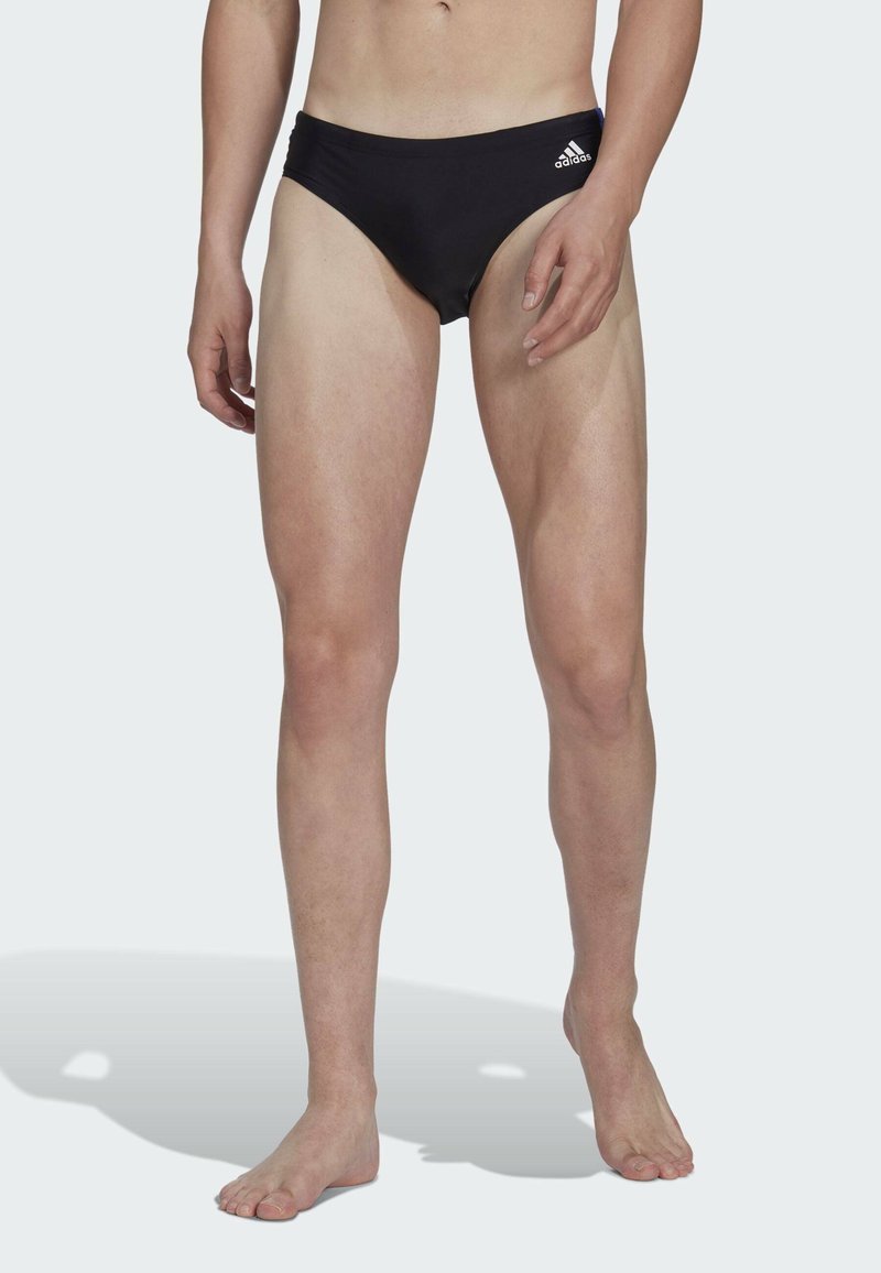 adidas Performance COLORBLOCK Badehose Slip black semi lucid blue