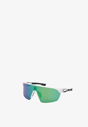 adidas Performance ANEMOS - Occhiali sportivi - white/dark green