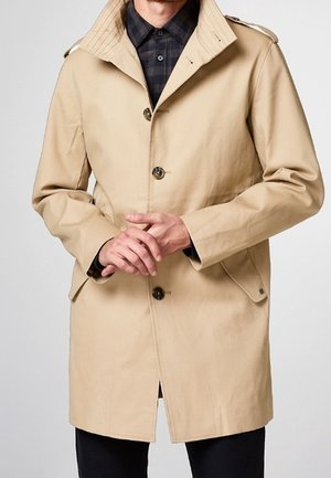 Halflange jas - beige