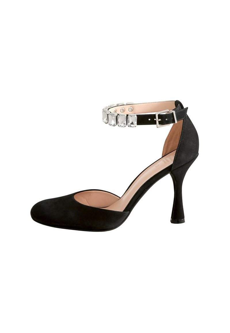 Next REGULAR FIT SIGNATURE JEWEL STRAP ROUND TOE - Klassiska pumps - black