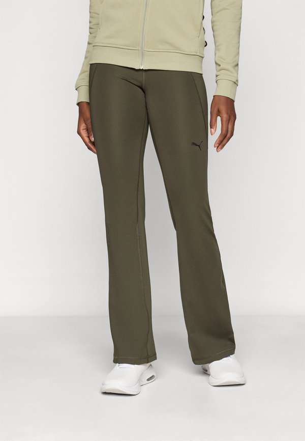 ESSENTIAL BOOTCUT PANT - Leggings - dark olive