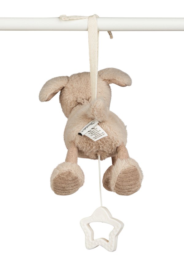 HUND LUCKY – Spieluhr – naturbraun