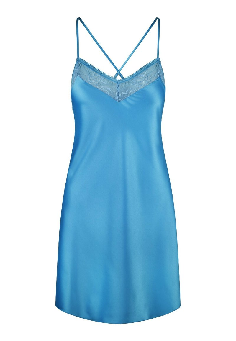 Camicia Da Notte In Raso Sexy - Scollo A V, Spalline Regolabili, Pigiama Donna Elegante