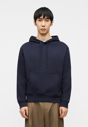 PRINTED LOGO HOODIE - Kapuzenpullover - dark night