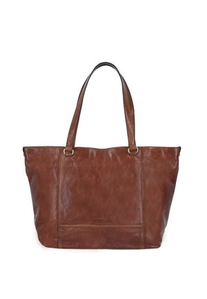 LUGANO  - Shopping bag - cognac