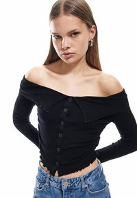 Koton LONG SLEEVE - Cardigan - black