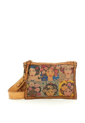 Caterina Lucchi FIORITE - Borsa a tracolla - donne origano t beige