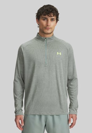 TECH TEXTURED - Long sleeved top - silica green