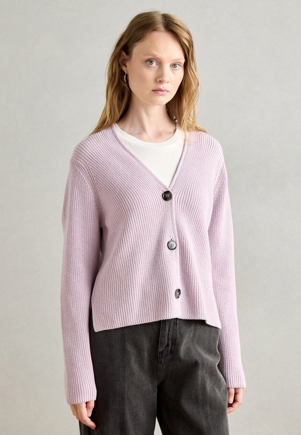CARDIGAN  LONGSLEEVE V NECK - Cardigan - pale lilac