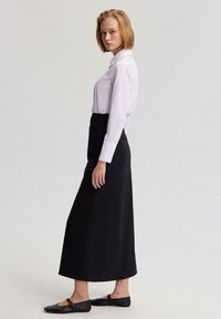 Touché Privé NATURAL LOOK WITH ELASTIC WAISTBAND - Maksi sijonas - black