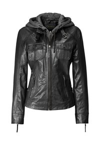 JCC Leren jas - black