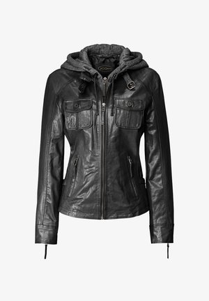 JCC Veste en cuir - black