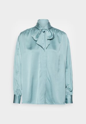 CARSON SHINY - Button-down blouse - stone blue