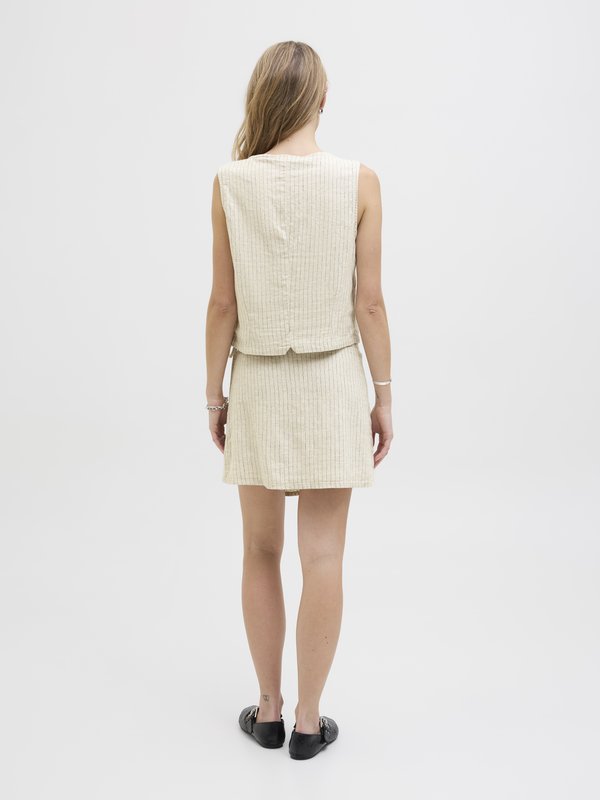 JXSIRI SUMMER WRAP SKIRT - Wrap skirt - feather gray2