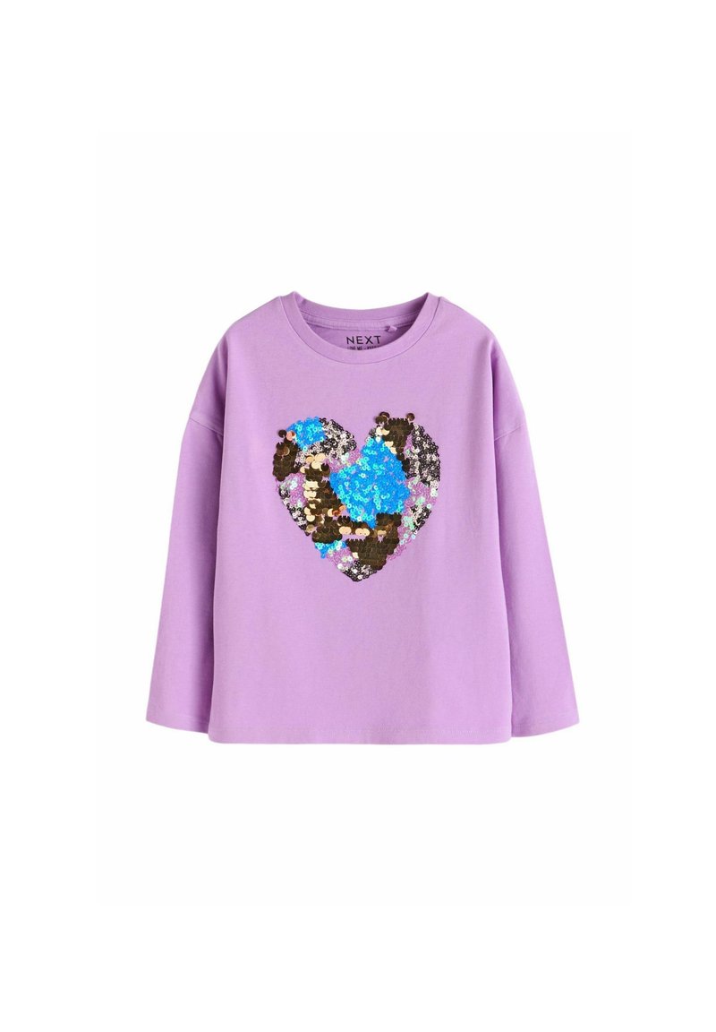 Next SEQUIN HEART - Longsleeve - purple