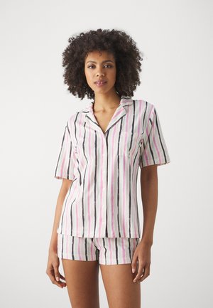 LASCANA, VD COSY WORLD SHORTY - Pyjama - pink/white