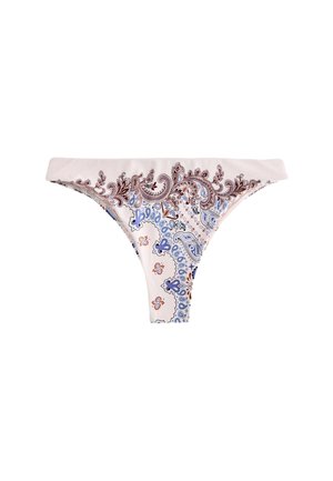 Next, HIGH LEG FIT - BIKINI BOTTOMS . - Bikinibukser - cream blue paisley