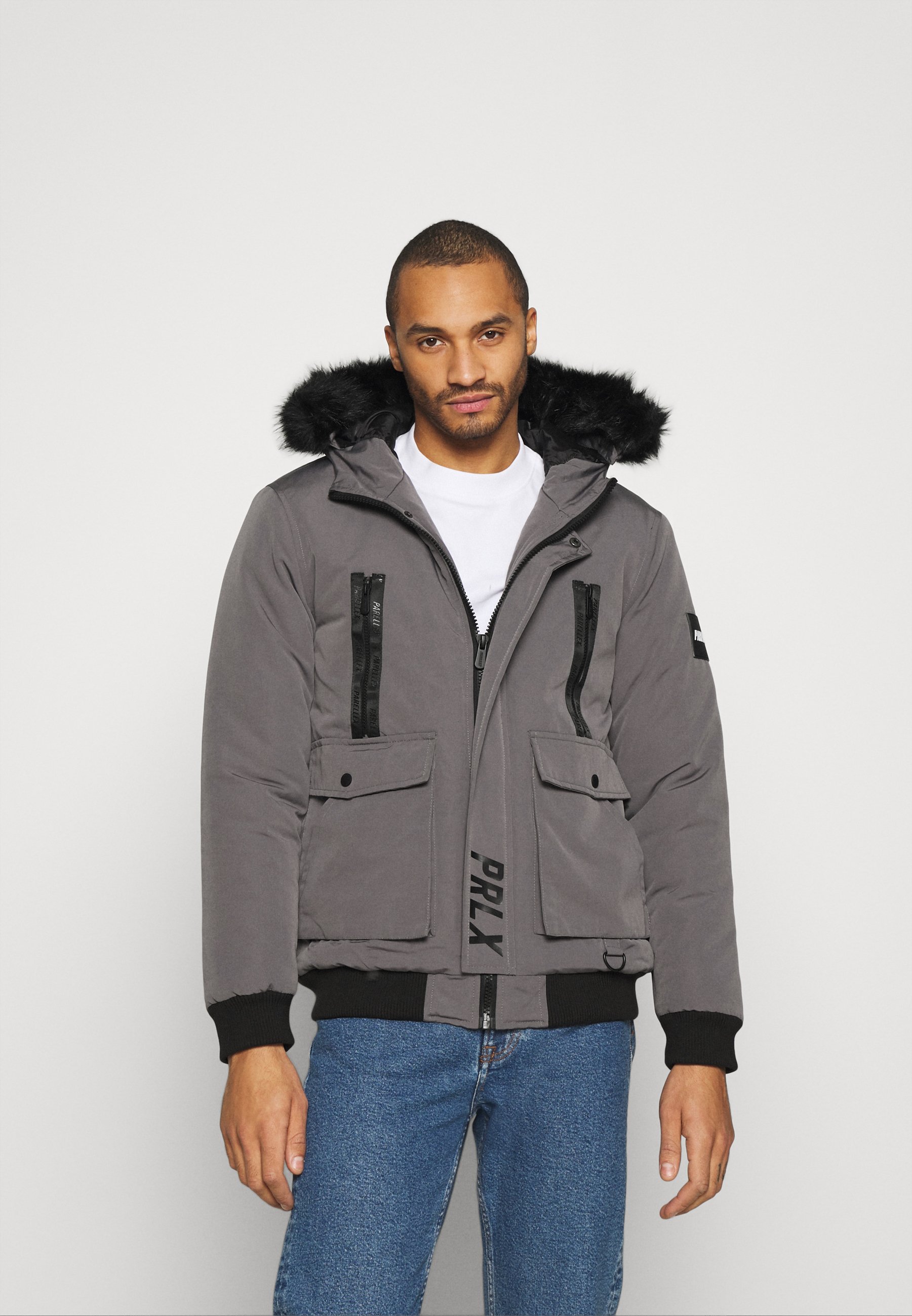 light grey cropped jacket