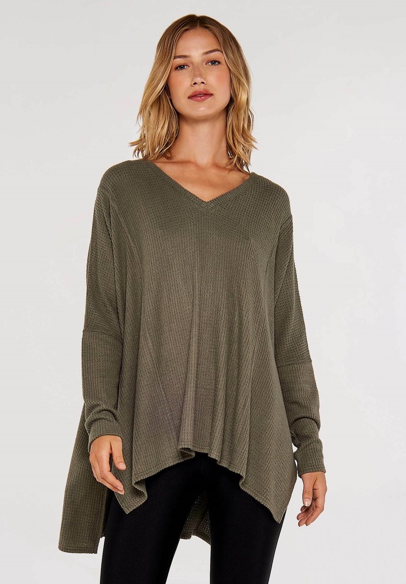 Apricot WAFFLE OVERSIZED  - Jumper - khaki