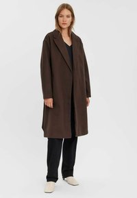 Vero Moda VMFORTUNE LONG JACKET  - Mantel - coffee bean