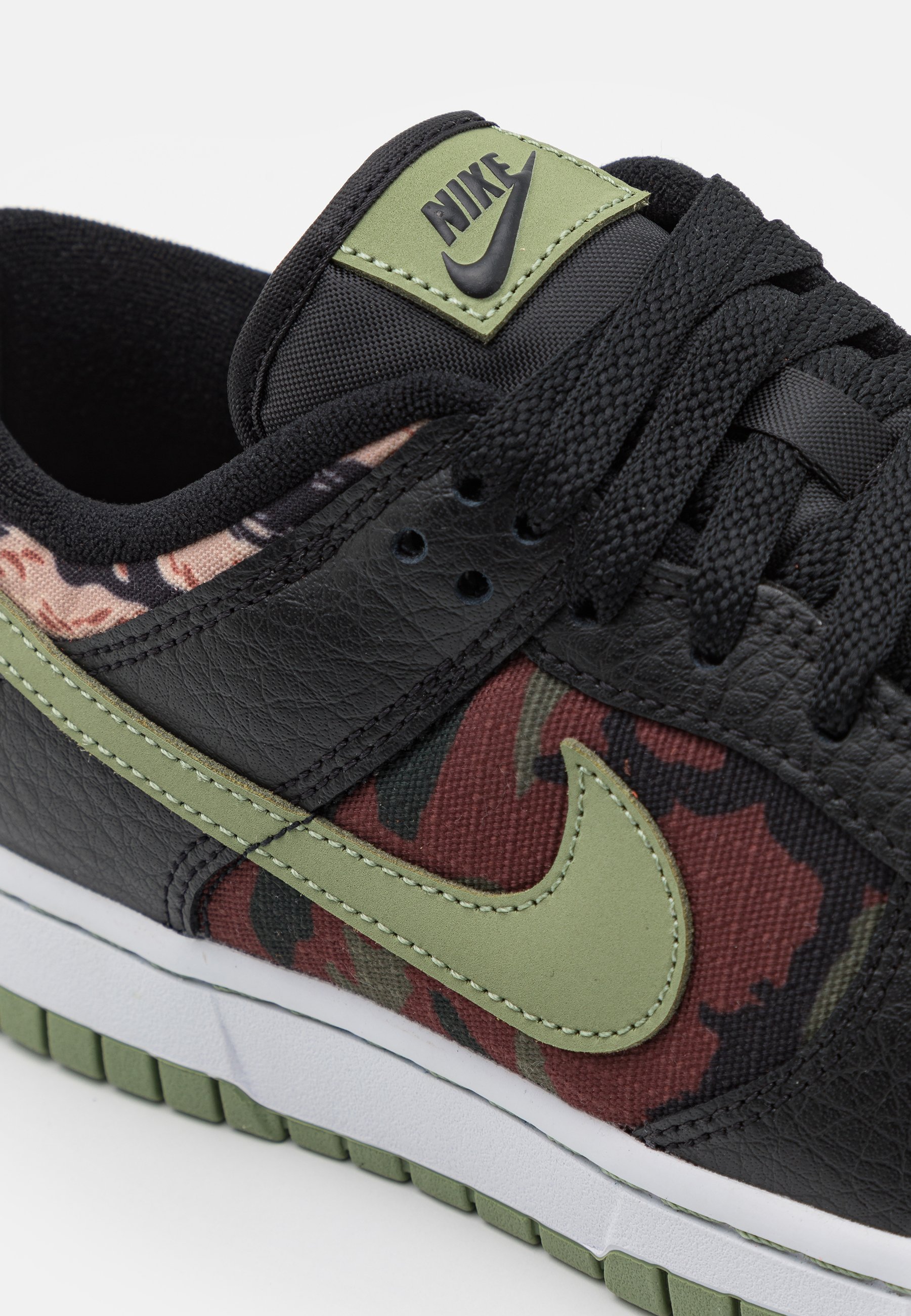 green and orange low dunks