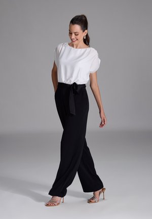 Swing Jumpsuit - black ivory