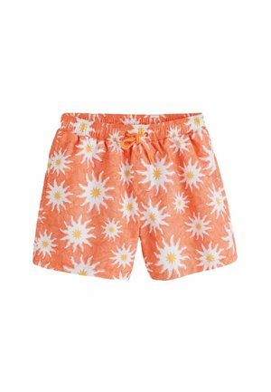 Never Fully Dressed REGULAR FIT - MENS SWIM SHORTS . - Plavecké šortky - orange sun