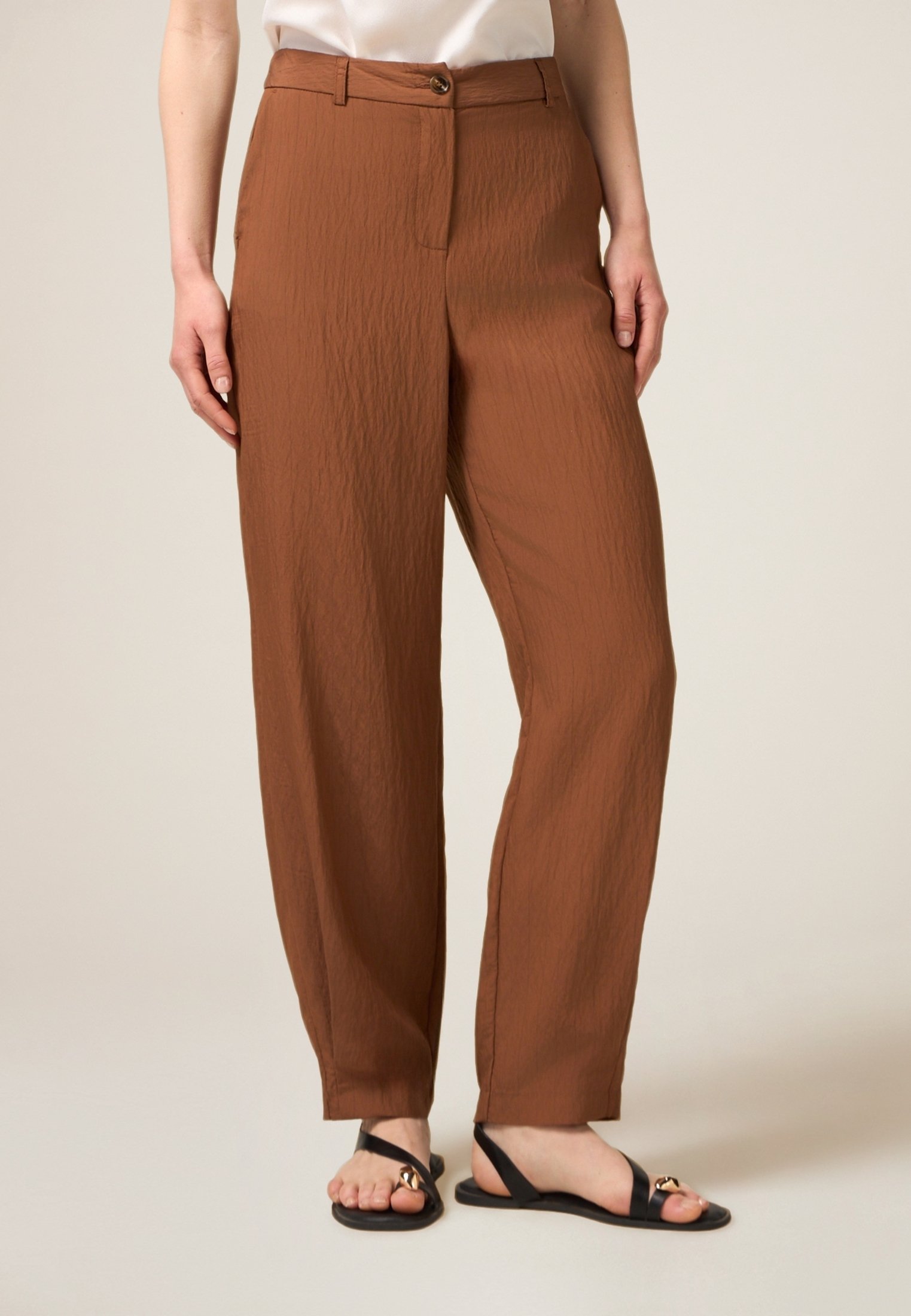 Oltre Trousers marrone/brown Zalando