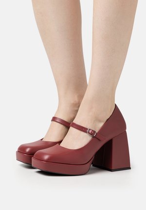Monki, Escarpins à talons hauts - dark red
