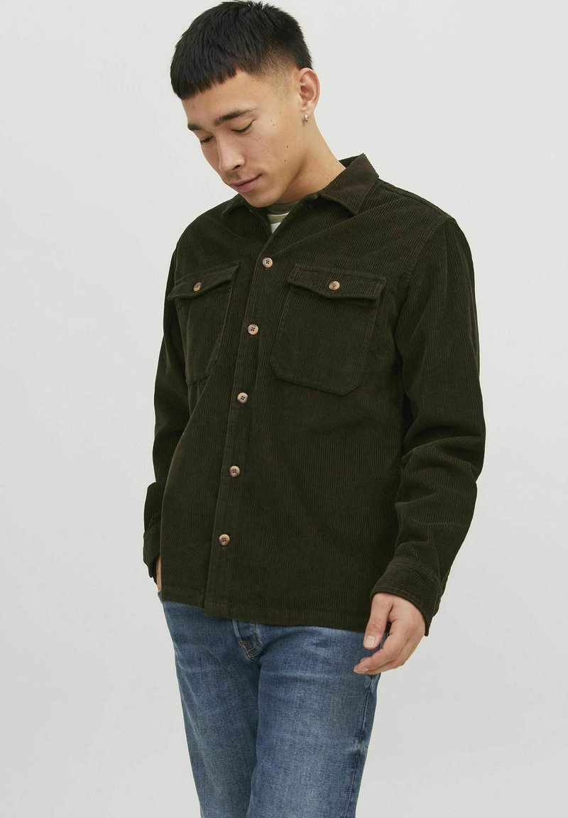 Jack & Jones JJEDALLAS OVERSHIRT Light jacket rosin/olive Zalando