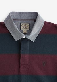 Next Pólóing - navy blue burgundy red stripe