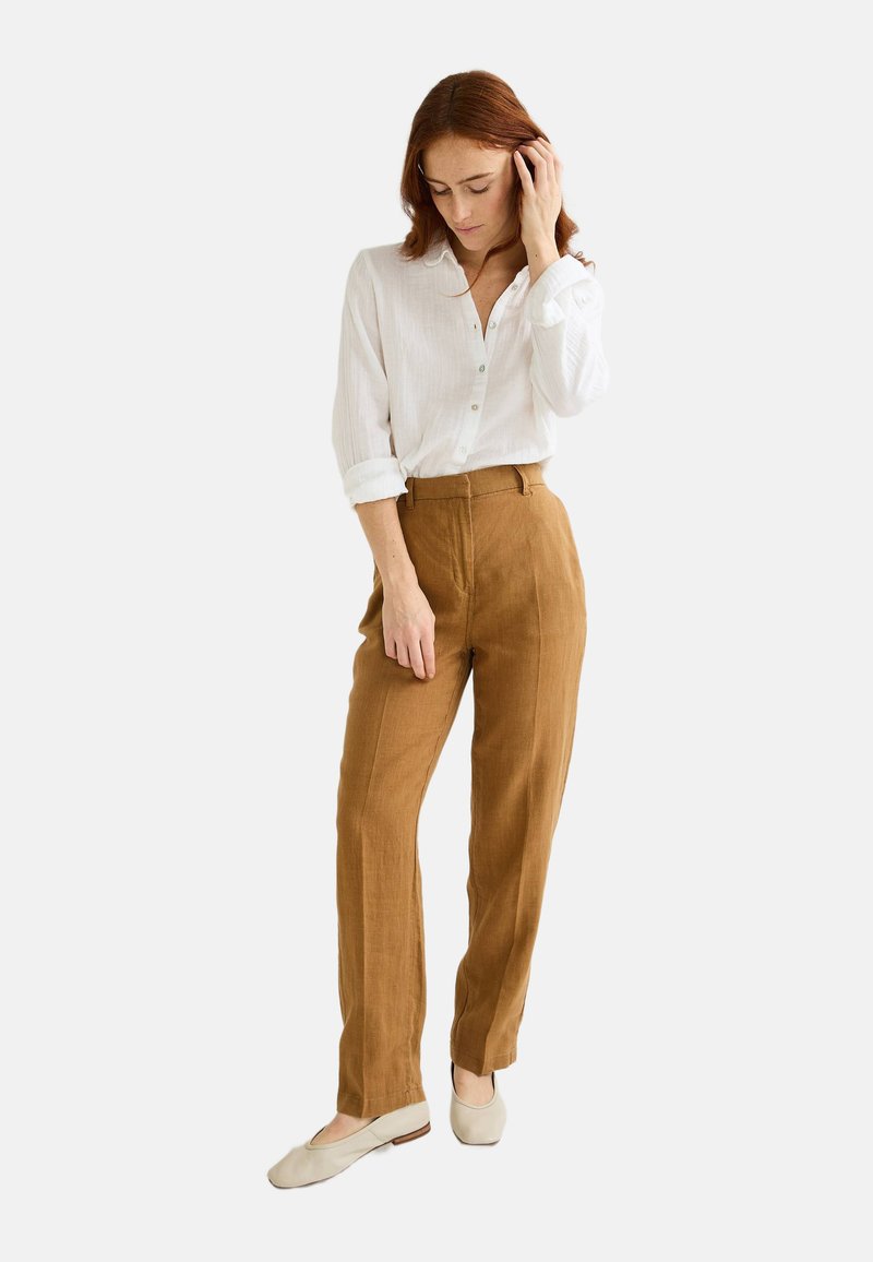 Monoprix À TAILLE SEMI-ÉLASTIQUÉE  - Pantalon classique - gabardine