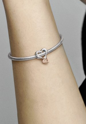 Pandora OPENWORK INFINITY HEART - Charm - sterling silver and rose gold plated