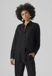 Vero Moda - MYMILO LS GA NOOS - Button-down blouse - black Thumbnail Image 1