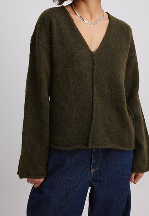 Pullover - khaki